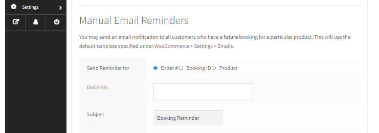 How Dokan Vendors can send Reminder Emails and SMS for bookings - Tyche Softwares Documentation