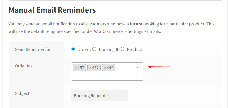 How WC Vendors can send Reminder Emails and SMS for bookings - Tyche Softwares Documentation