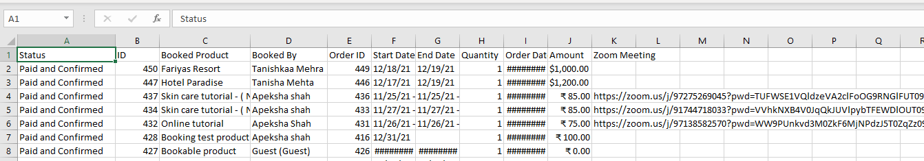 How WC Vendors can view booking details - Tyche Softwares Documentation