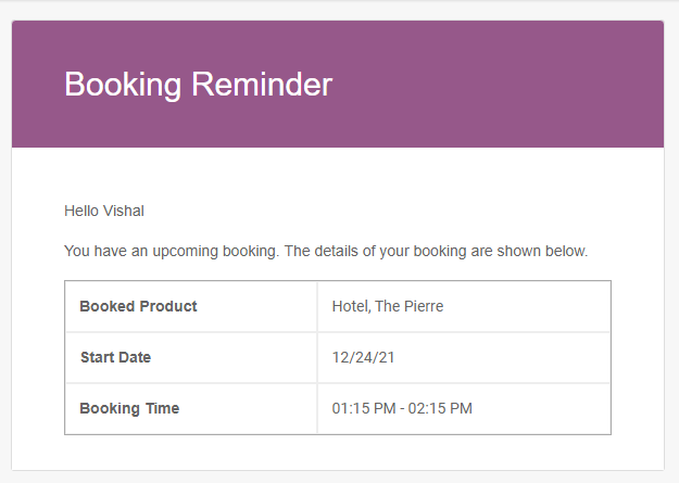 How WCFM Vendors can send Reminder Emails and SMS for bookings - Tyche Softwares Documentation