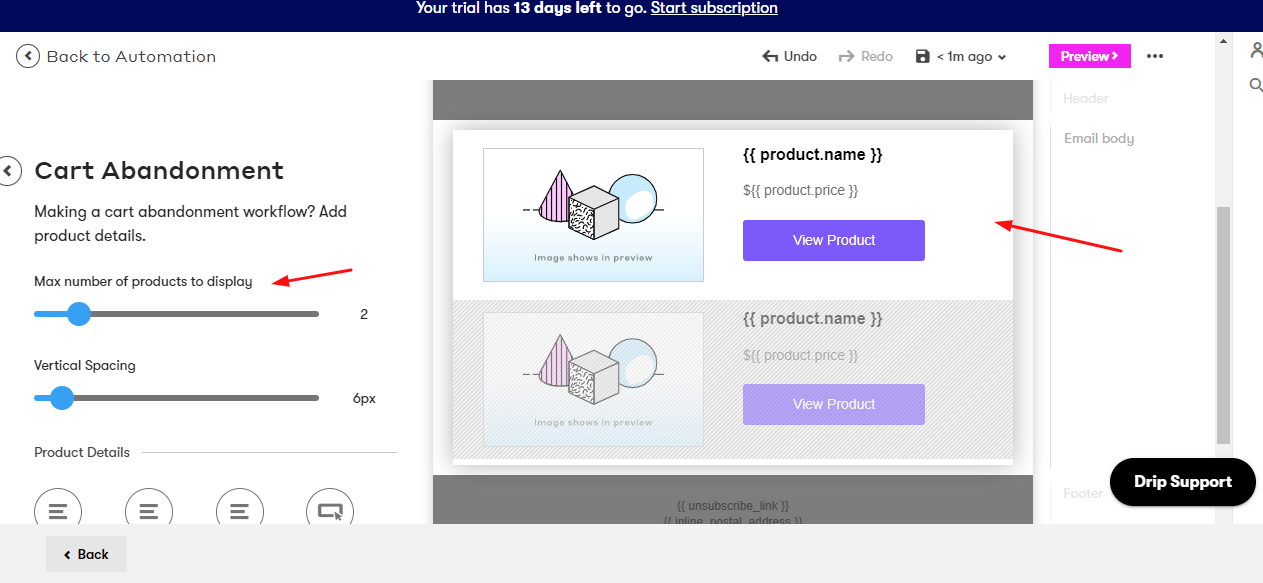 Integration with Drip - Tyche Softwares Documentation