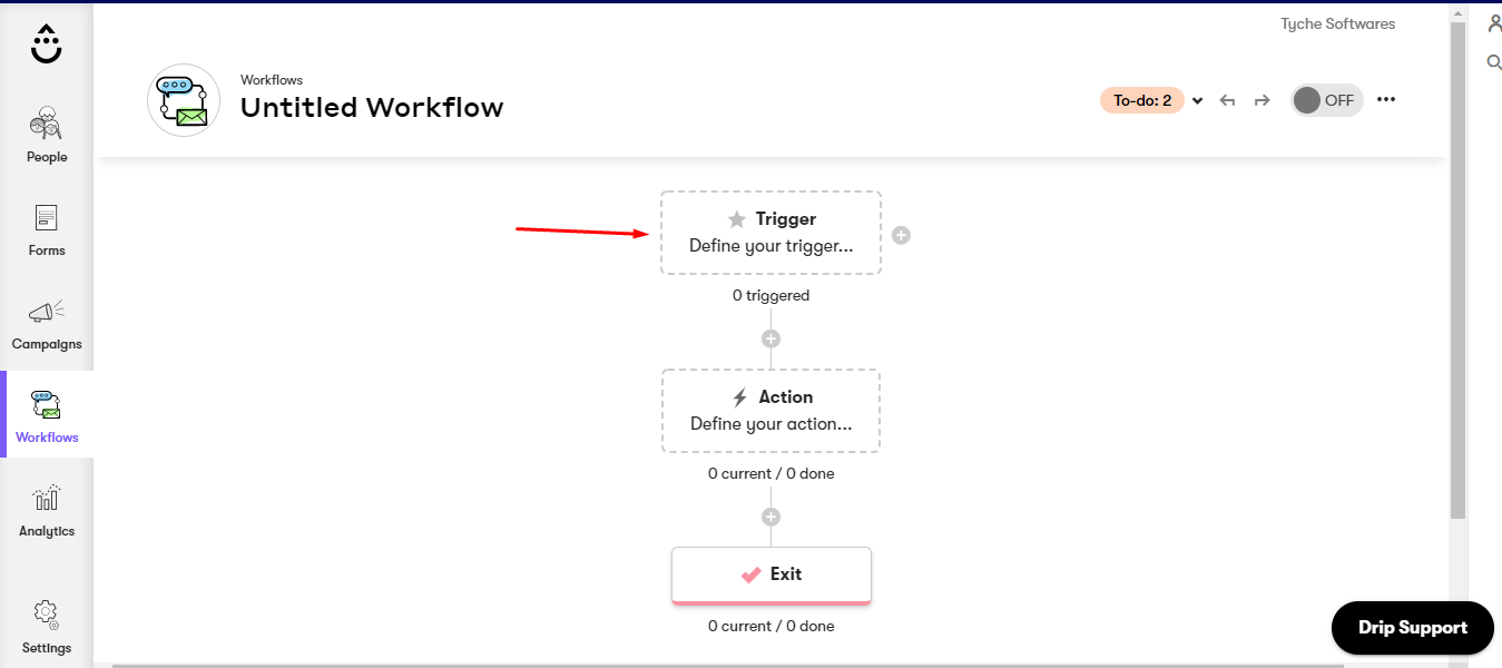 Integration with Drip - Tyche Softwares Documentation