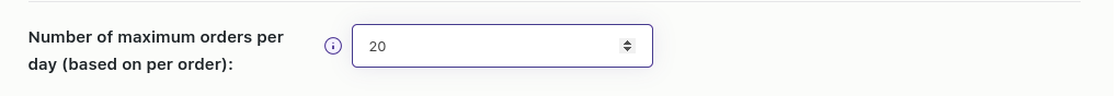 How can I set the maximum number of deliveries per product? - Tyche Softwares Documentation