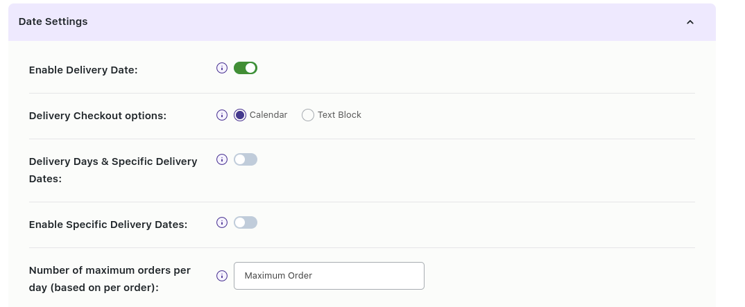 How can I set the maximum number of deliveries per product? - Tyche Softwares Documentation