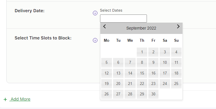 How can I block a timeslot for my delivery schedules? - Tyche Softwares Documentation