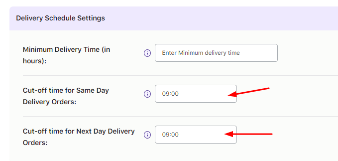 How can I make changes to the delivery calendar that’s displayed on the Checkout page? - Tyche Softwares Documentation