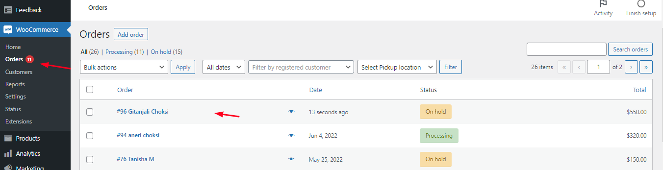 How can I edit the order delivery date & time and let my customers do the same? - Tyche Softwares Documentation