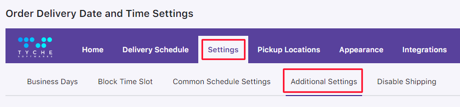 How can I edit the order delivery date & time and let my customers do the same? - Tyche Softwares Documentation