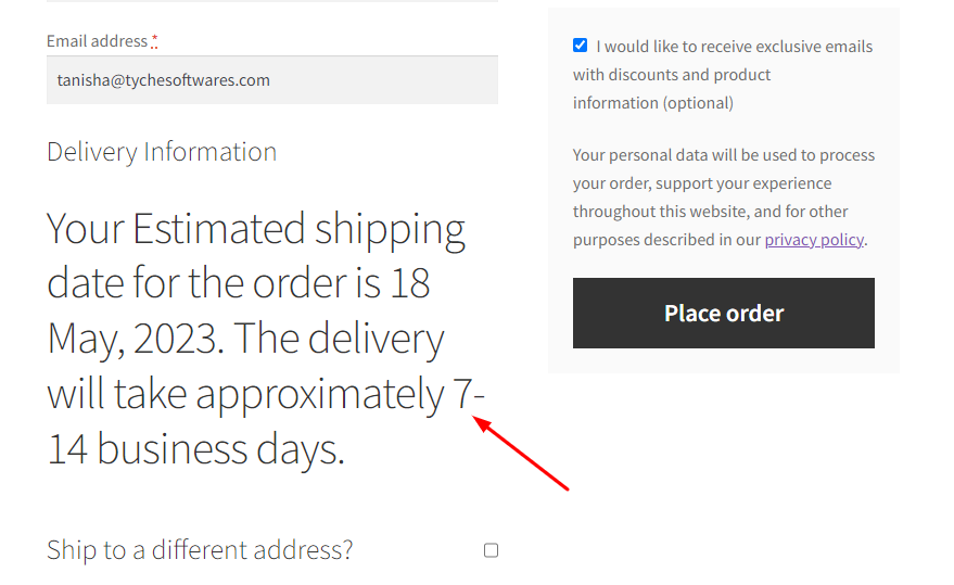 How do I change the labels for delivery date and time fields? - Tyche Softwares Documentation