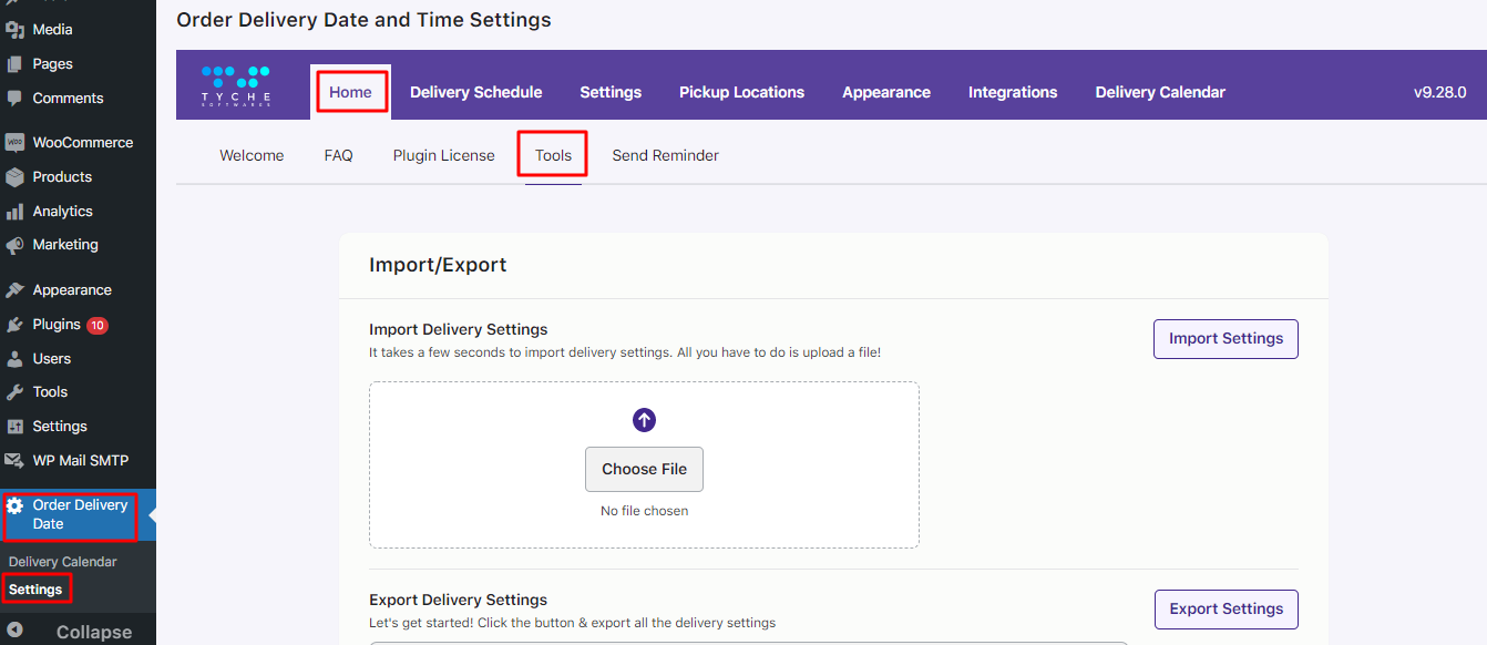 New Admin UI changes in v9.28.0 of Order Delivery Date Pro for WooCommerce plugin - Tyche Softwares Documentation