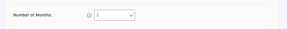 How can I make changes to the delivery calendar that’s displayed on the Checkout page? 15 Number of Months -Admin Setting