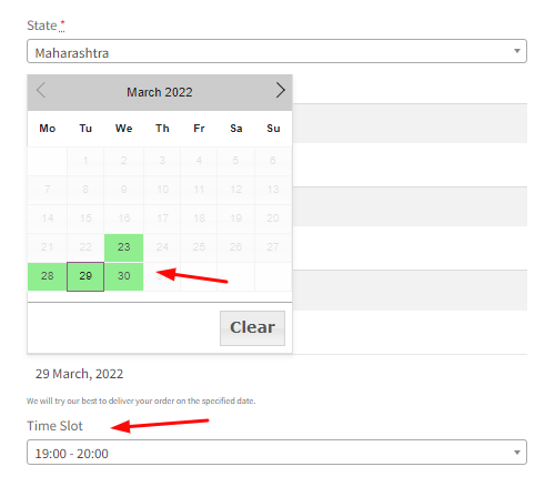 How do I create a custom delivery schedule using default WooCommerce Shipping Methods? - Tyche Softwares Documentation