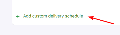 How do I create a custom delivery schedule using default WooCommerce Shipping Methods? - Tyche Softwares Documentation