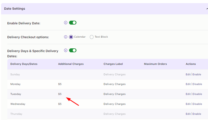 How do I create a custom delivery schedule using default WooCommerce Shipping Methods? - Tyche Softwares Documentation