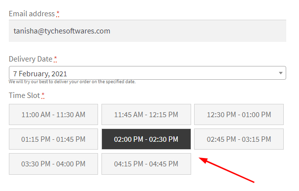 How do I change the labels for delivery date and time fields? - Tyche Softwares Documentation