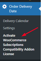 How can I generate Delivery Date for the subscription products with the WooCommerce Subscriptions Compatibility Addon? - Tyche Softwares Documentation