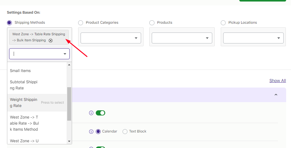 How do I create a delivery schedule with Table Rate Shipping for WooCommerce plugin by Bolder Elements? - Tyche Softwares Documentation