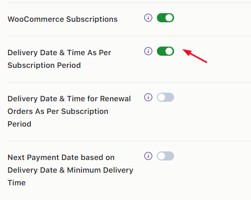 How can I generate Delivery Date for the subscription products with the WooCommerce Subscriptions Compatibility Addon? - Tyche Softwares Documentation