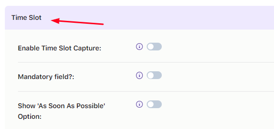 How can I provide a time range for the customers to choose from? - Tyche Softwares Documentation