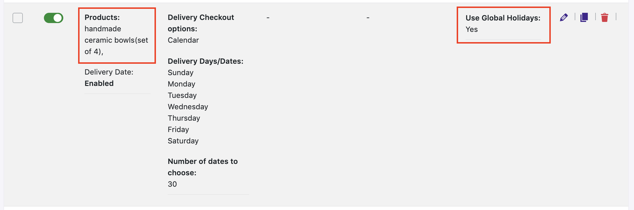 How do I block certain dates as Holidays? - Tyche Softwares Documentation