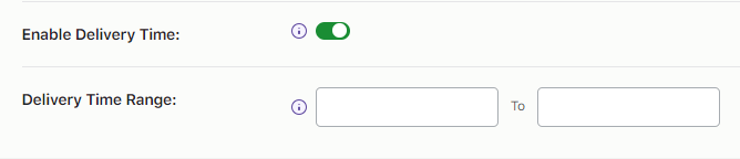 How can I provide a time range for the customers to choose from? - Tyche Softwares Documentation