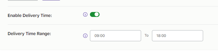 How can I provide a time range for the customers to choose from? - Tyche Softwares Documentation