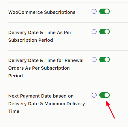 How can I generate Delivery Date for the subscription products with the WooCommerce Subscriptions Compatibility Addon? - Tyche Softwares Documentation