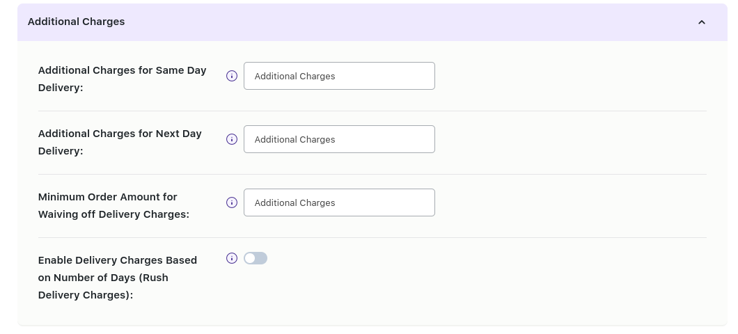 How do I set up charges for orders that are based on urgency? 3 How do I set up charges for orders that are based on urgency? - Tyche Softwares Documentation