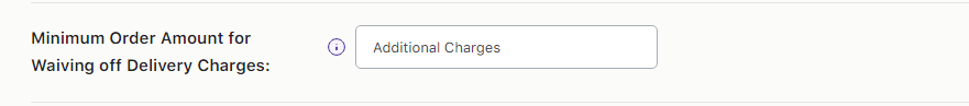 How can I set up charges only for orders below a certain amount? - Tyche Softwares Documentation
