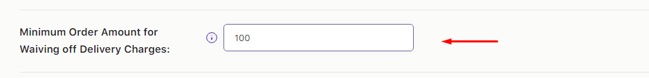 How can I set up charges only for orders below a certain amount? - Tyche Softwares Documentation