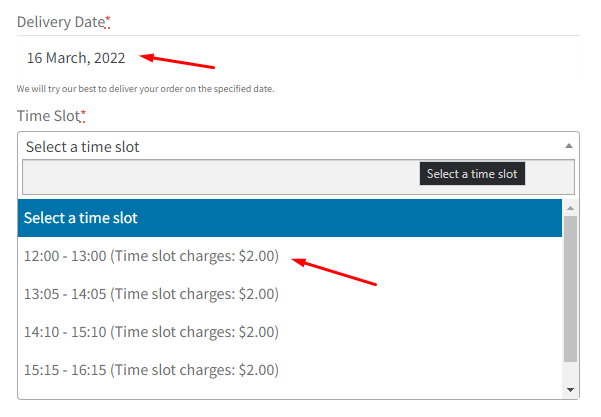 How do I set up time slots for different weekdays and specific dates? - Tyche Softwares Documentation