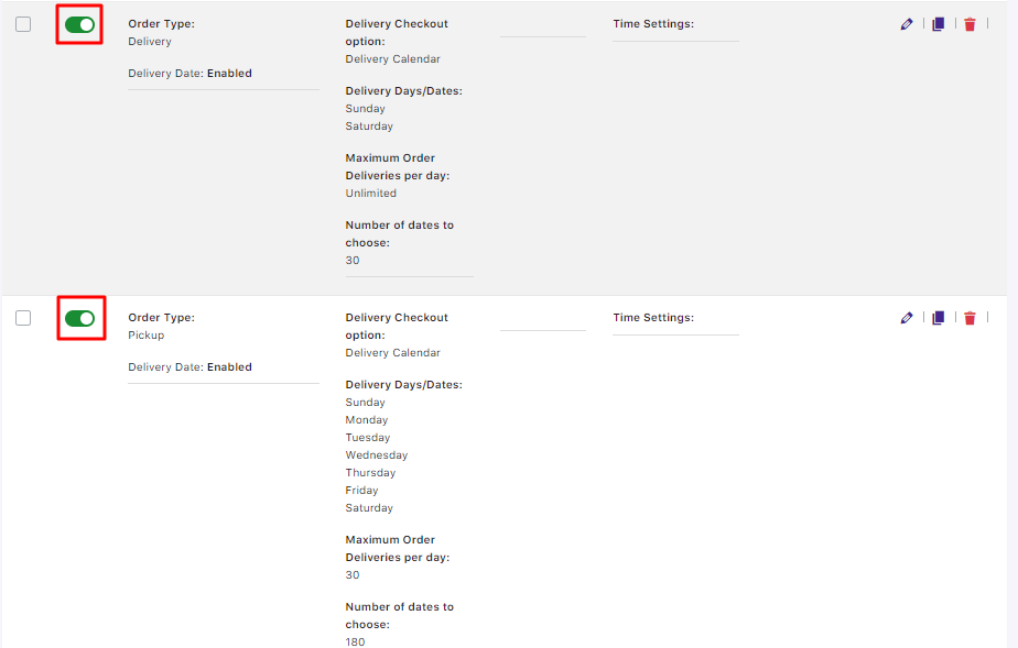 How do I let customers choose between Delivery or Pickup on checkout? - Tyche Softwares Documentation