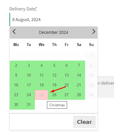 How do I block certain dates as Holidays? - Tyche Softwares Documentation