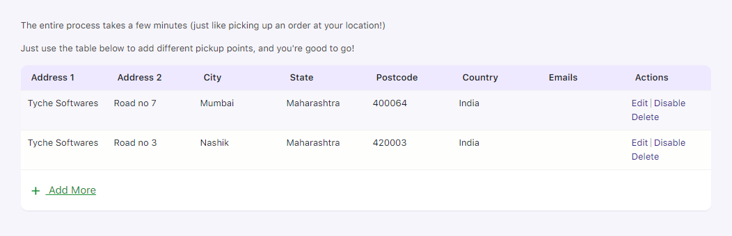 How do I create a delivery schedule based on Pickup Locations & Product Category? - Tyche Softwares Documentation