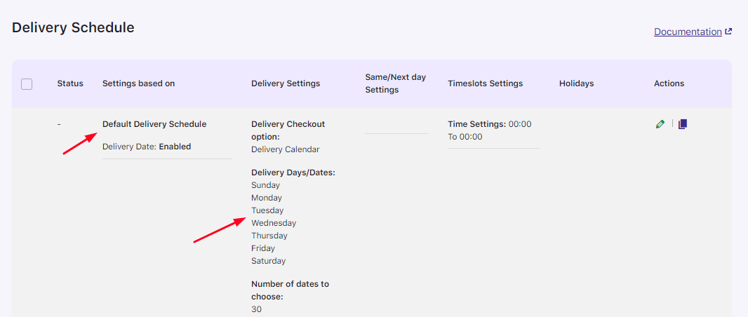 How do I create a delivery schedule based on Pickup Locations & Product Category? - Tyche Softwares Documentation