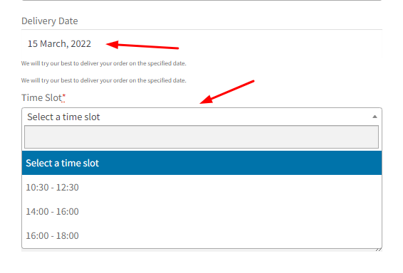 How do I set up time slots for different weekdays and specific dates? - Tyche Softwares Documentation