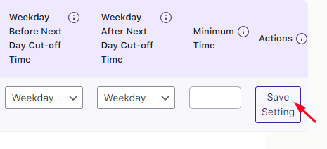 How do I create a weekday based delivery schedule? - Tyche Softwares Documentation