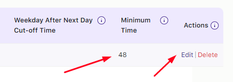 How do I create a weekday based delivery schedule? - Tyche Softwares Documentation