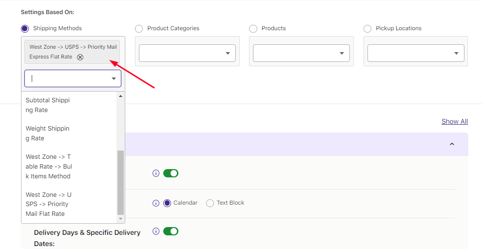 How do I create a delivery schedule with WooCommerce USPS Shipping Method? - Tyche Softwares Documentation