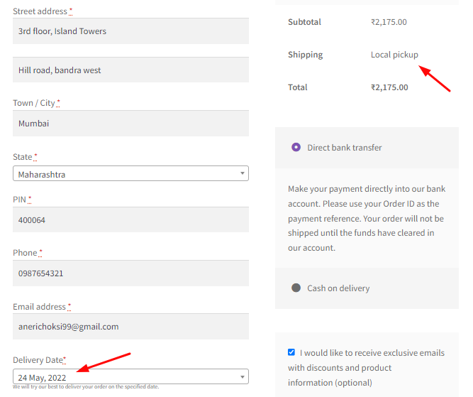 How can I hide shipping methods based on weekdays or specific delivery dates? - Tyche Softwares Documentation