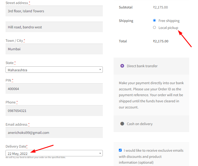 How can I hide shipping methods based on weekdays or specific delivery dates? - Tyche Softwares Documentation