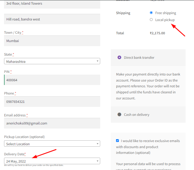 How can I hide shipping methods based on weekdays or specific delivery dates? - Tyche Softwares Documentation