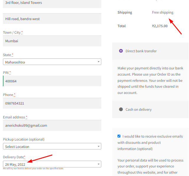 How can I hide shipping methods based on weekdays or specific delivery dates? - Tyche Softwares Documentation