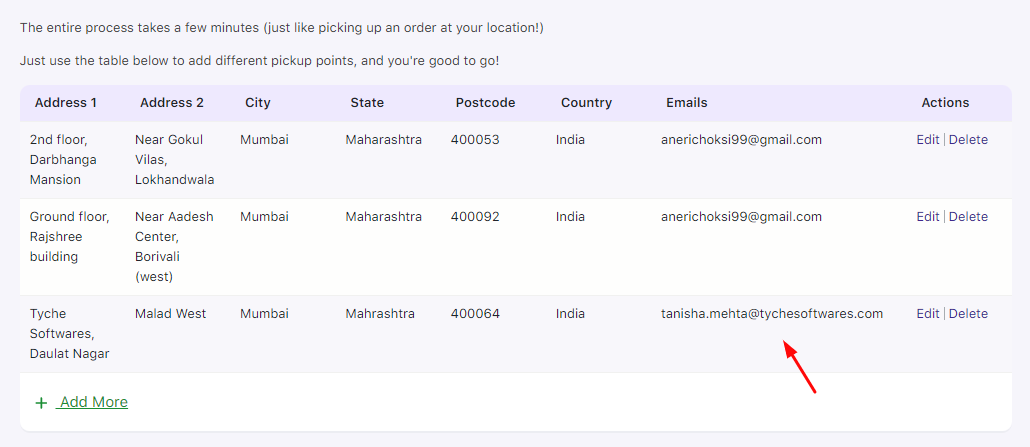 How can I send admin emails based on Pickup Locations? - Tyche Softwares Documentation