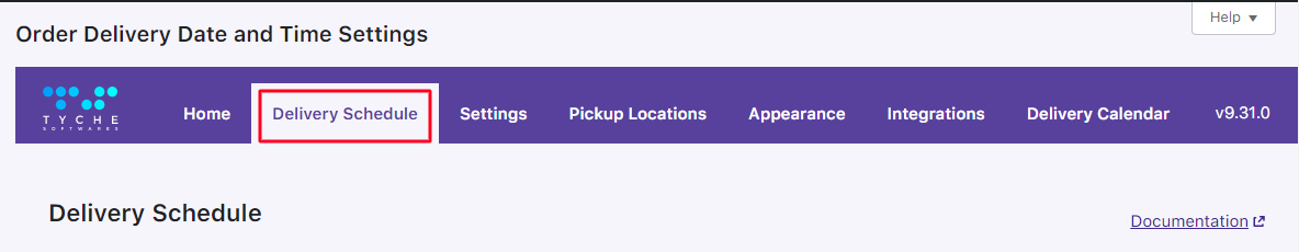 How do I create a delivery schedule based on Pickup Locations? - Tyche Softwares Documentation