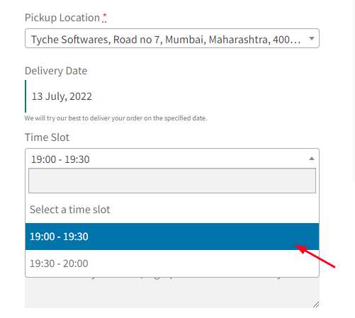 How do I create a delivery schedule based on Pickup Locations? - Tyche Softwares Documentation
