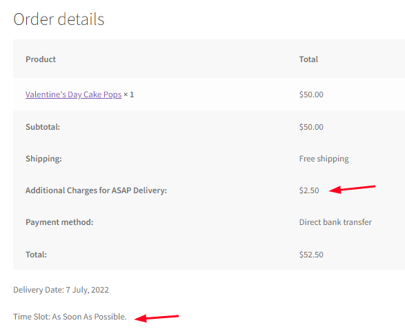 How can I create Additional Charges for the 'As Soon As Possible' timeslot option? - Tyche Softwares Documentation