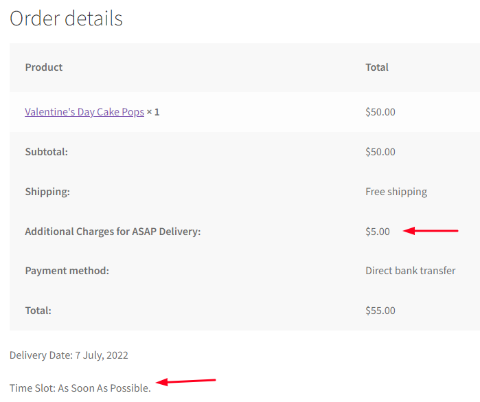 How can I create Additional Charges for the 'As Soon As Possible' timeslot option? - Tyche Softwares Documentation