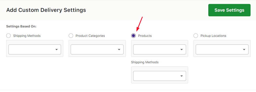 How do I create a delivery schedule based on Products & Shipping Methods? - Tyche Softwares Documentation