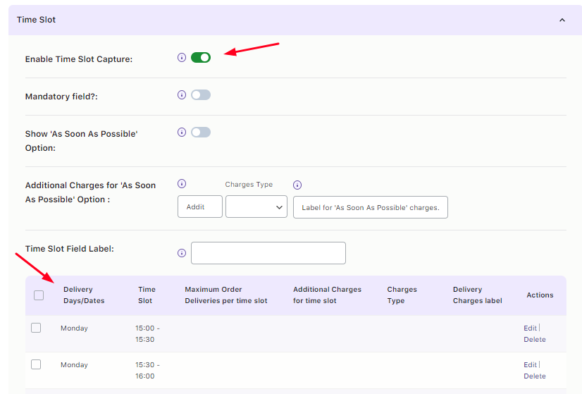 How can I create a custom delivery schedule based on products? - Tyche Softwares Documentation
